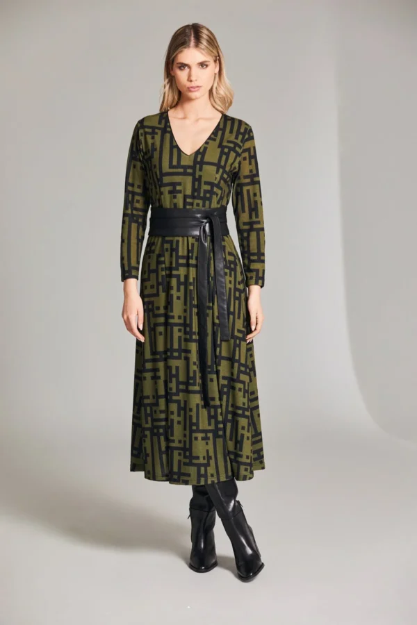 Peruzzi Geo Print Dress - Image 5